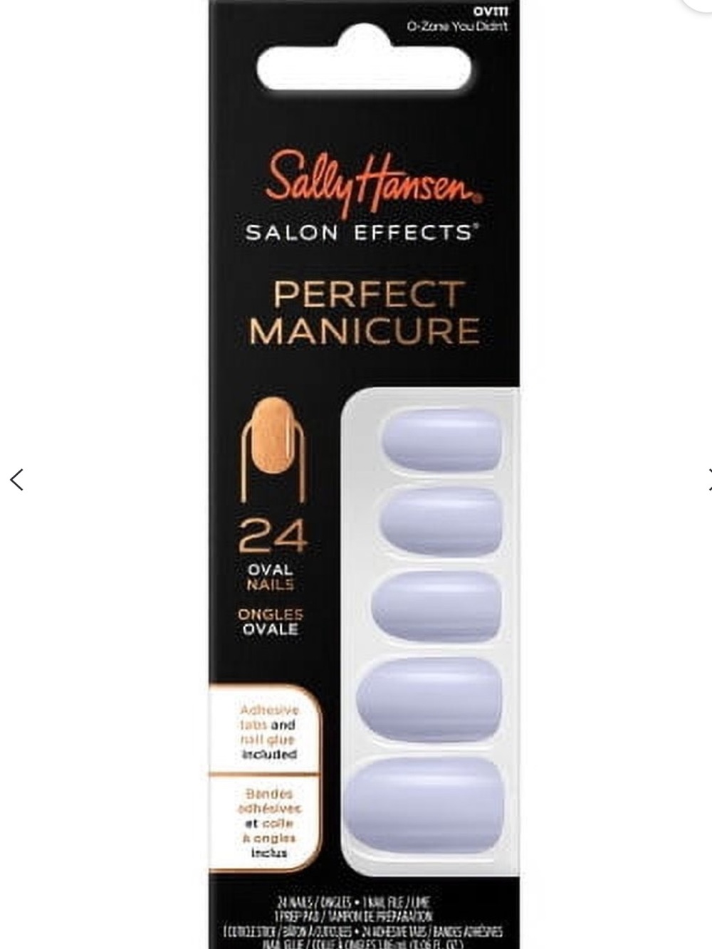 Sally Hansen Salon Effects Perfect Manicure Press-On Nails - Lavender Oval